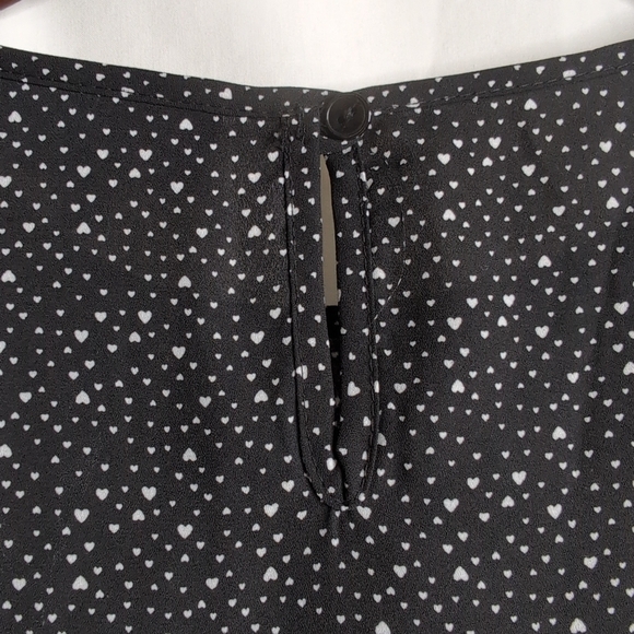 Artizan Robin Barre Black and White Patterned Blouse, Size S - Picture 3 of 7